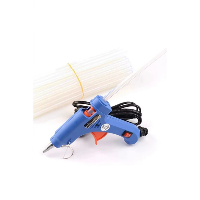 Silikon Tabancası İçin İNCE Silikon Çubuk 10’lu Paket – Şeffaf