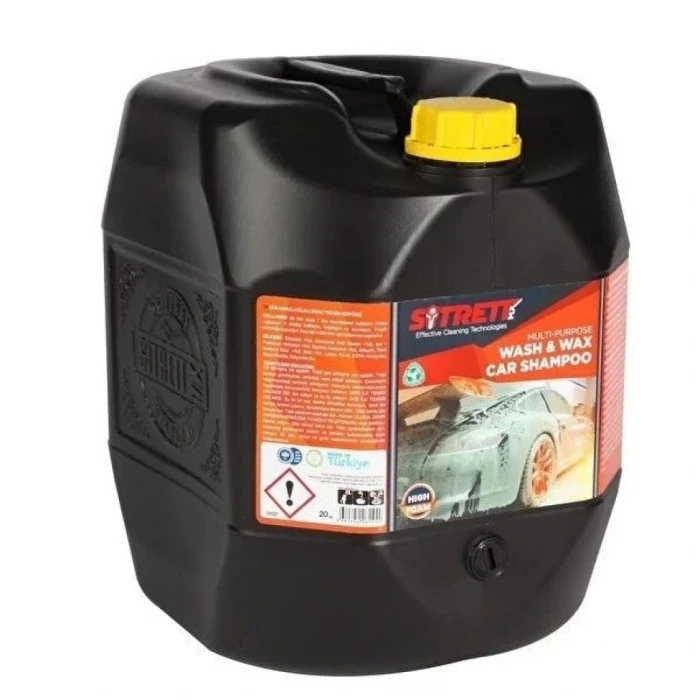 SİTRETT MX  Cilalı Boya Korumalı Oto Şampuanı Endüstriyel + 20 Kg