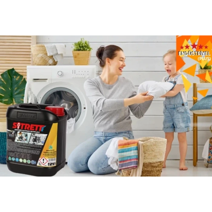 SİTRETT MX Profesyonel Çamaşır Makinesi Deterjanı Endüstriyel 5 Kg