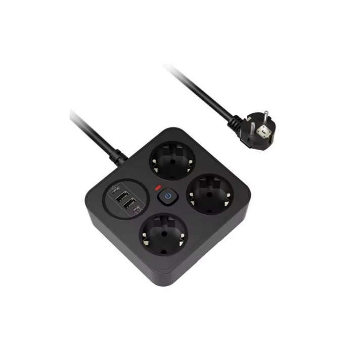 sonx Akım Korumalı Avrupa Tip-C USB Soket Kartı 2 Metre - Güvenli ve Uzun Kablo Çözümü