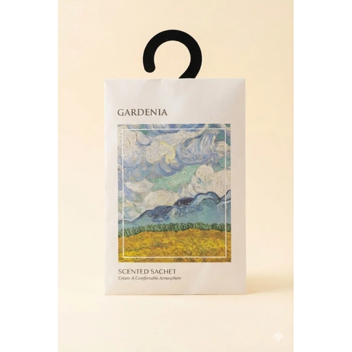sonx GARDENİA  Dolap ve Çekmece Kokusu –1 ADET Askılı Koku Poşeti,  Uzun Ömürlü Koku