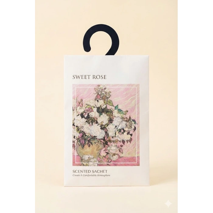 sonx GÜL  Dolap ve Çekmece Kokusu –1 ADET Askılı Koku Poşeti,  Uzun Ömürlü Koku