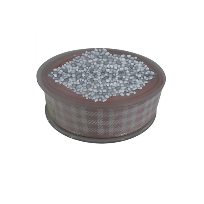 Tafta Ekoseli Kurdele 25 mm Pudra 1 Metre