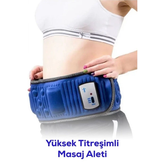 Titreşimli Masaj Kemeri- Kas Gevşetici Masaj Aleti Ve Vücut Şekillendirme Cihazı