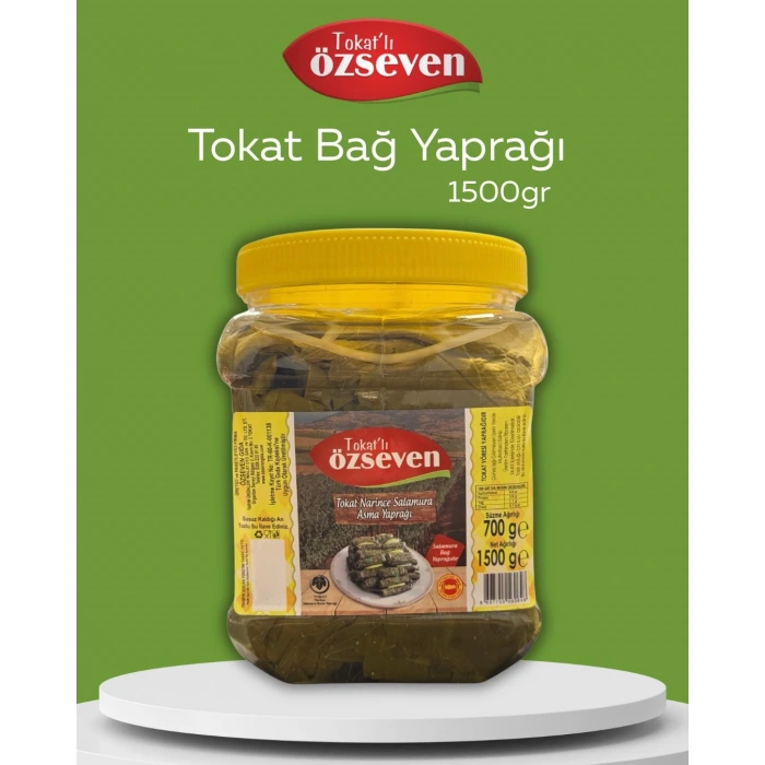 Tokatlı Özseven Bağ Yaprağı 1,5kg