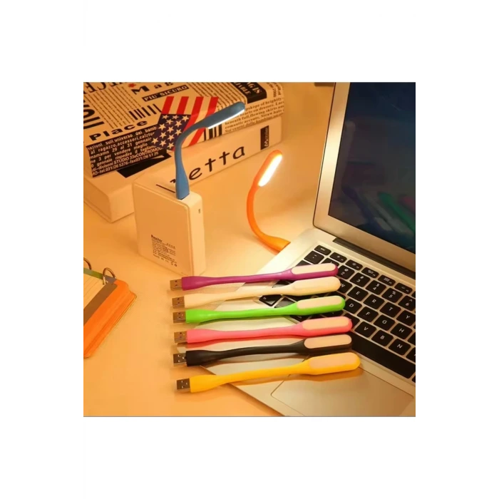 USB Mini LED Lamba 4’Adet Paket – Esnek ve Taşınabilir Gece Lambası
