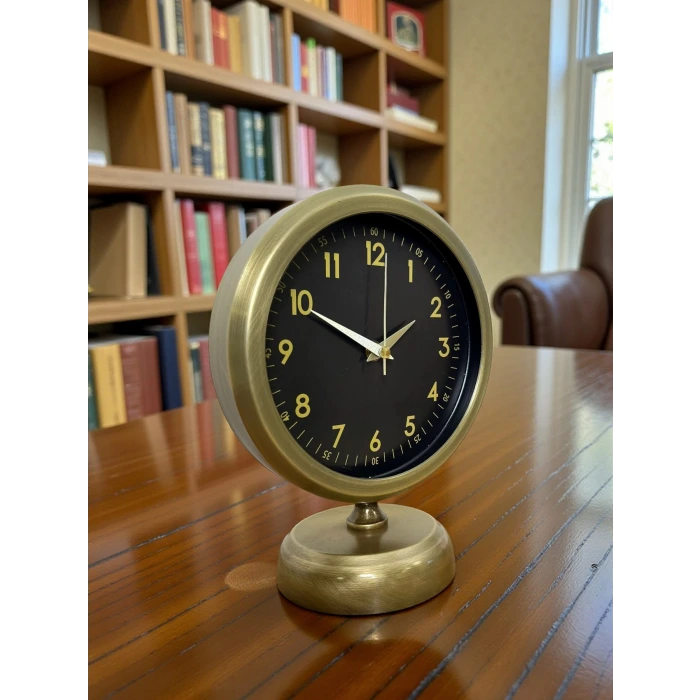 Vintage Craft 25 x 20 Eskitme Metal Masa Saati