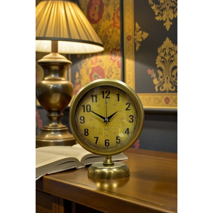 Vintage Elite 25 x 20 Eskitme Metal Masa Saati