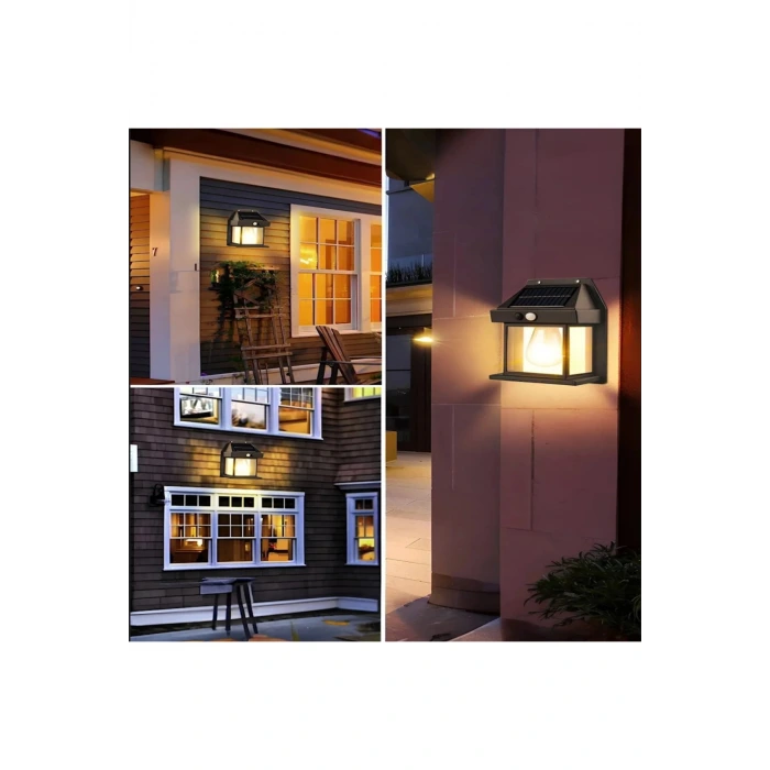 YENİ nesil Suya Dayanıklı Hareket Sensörlü Güneş Enerjili Solar LED Dış Mekan Bahçe Lambası
