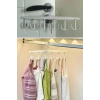 1 Adet Yer Tasarruflu 6 Kancalı Plastik Dolap İçi Düzenleyici Pratik Askı
