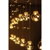 10 Sarkıtlı Kumandalı Dekoratif Top İçi Mini Toplu LED Günışığı Rengi Dekoratif Aydınlatma