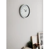 36 Cm Beyaz 24 Saat Göstergeli Özel Tasarım Duvar Saati