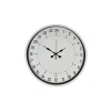 36 Cm Beyaz 24 Saat Göstergeli Özel Tasarım Duvar Saati