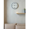 36 Cm Beyaz Modern Dekoratif Duvar Saati