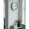 36 Cm Beyaz Modern Dekoratif Duvar Saati