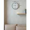 36 Cm Beyaz Modern Dekoratif Duvar Saati