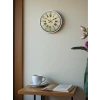 36 Cm Beyaz Retro Dekoratif Duvar Saati