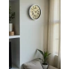 36 Cm Beyaz Retro Dekoratif Duvar Saati