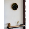36 Cm Kahverengi Gold Rakamlı Duvar Saati