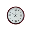 36 Cm Kırmızı Modern Dekoratif Duvar Saati