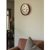36 Cm Kırmızı Retro Duvar Saati