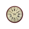 36 Cm Kırmızı Retro Duvar Saati