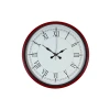 36 Cm Kırmızı Roma Rakamlı Duvar Saati