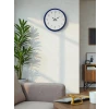 36 Cm Lacivert Dekoratif Duvar Saati