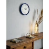 36 Cm Lacivert Dekoratif Duvar Saati