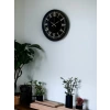 36 Cm Modern Siyah Duvar Saati