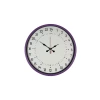 36 Cm Mor 24 Saat Göstergeli Özel Tasarım Duvar Saati