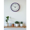 36 Cm Mor Dekoratif Duvar Saati