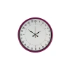 36 Cm Pembe 24 Saat Göstergeli Özel Tasarım Duvar Saati