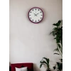 36 Cm Pembe Dekoratif Duvar Saati