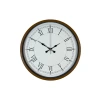 36 Cm Roma Rakamlı Kahverengi Dekoratif Duvar Saati