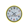 36 Cm Sarı Çocuk Odası Duvar Saati