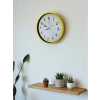 36 Cm Sarı Dekoratif Duvar Saati