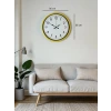 36 Cm Sarı Dekoratif Duvar Saati