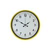 36 Cm Sarı Modern Dekoratif Duvar Saati