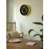36 Cm Sarı Modern Duvar Saati