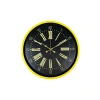 36 Cm Sarı Modern Duvar Saati