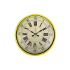 36 Cm Sarı Retro Duvar Saati