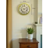 36 Cm Sarı Retro Duvar Saati