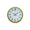 36 Cm Sarı Roma Rakamlı Duvar Saati