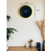 36 Cm Sarı Şık Duvar Saati