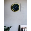 36 Cm Sarı Standart Duvar Saati