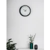 36 Cm Siyah 24 Saat Göstergeli Duvar Saati