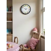 36 Cm Siyah Çocuk Odası Duvar Saati