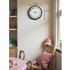 36 Cm Siyah Çocuk Odası Duvar Saati