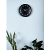 36 Cm Siyah Dekoaratif Duvar Saati